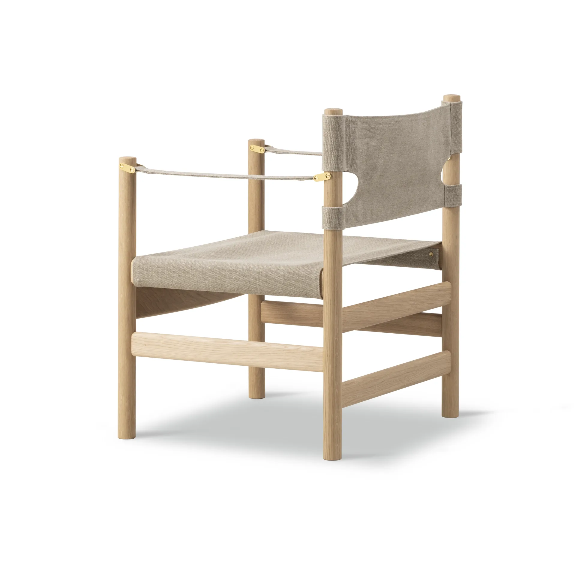 Canvas 21 armchair, Natural canvas-light oiled oak Fredericia Furniture