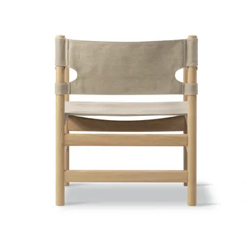 Canvas 21 armchair - Natural canvas-light oiled oak - Fredericia Furniture