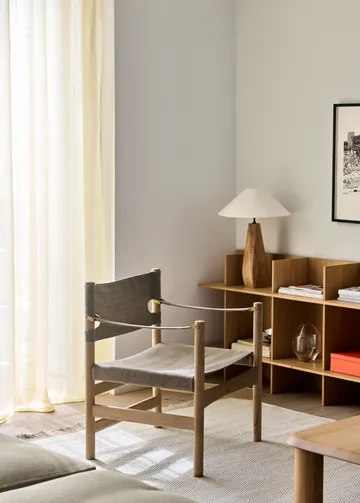 Canvas 21 armchair - Natural canvas-light oiled oak - Fredericia Furniture