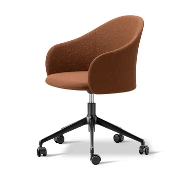 Gomo Armchair armchair swivel base 5-star - Myr 362-black - Fredericia Furniture