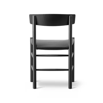 J39 chair - Black lacquered beech-leather Omni 301 black - Fredericia Furniture