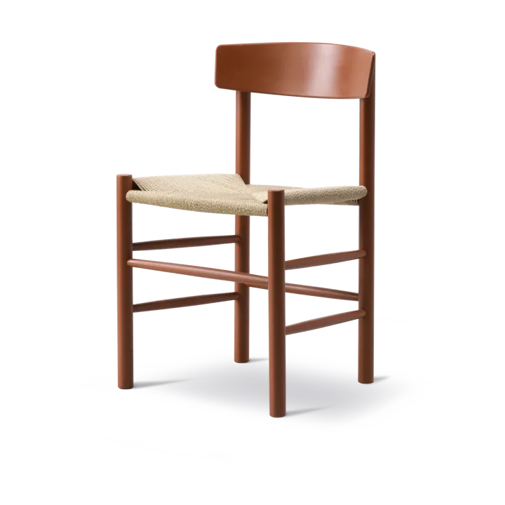 J39 chair - Herritage red-braided natural - Fredericia Furniture
