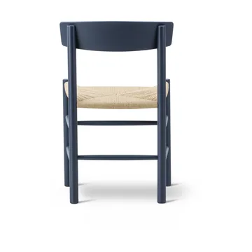 J39 chair - Indigo blue-braided natural - Fredericia Furniture