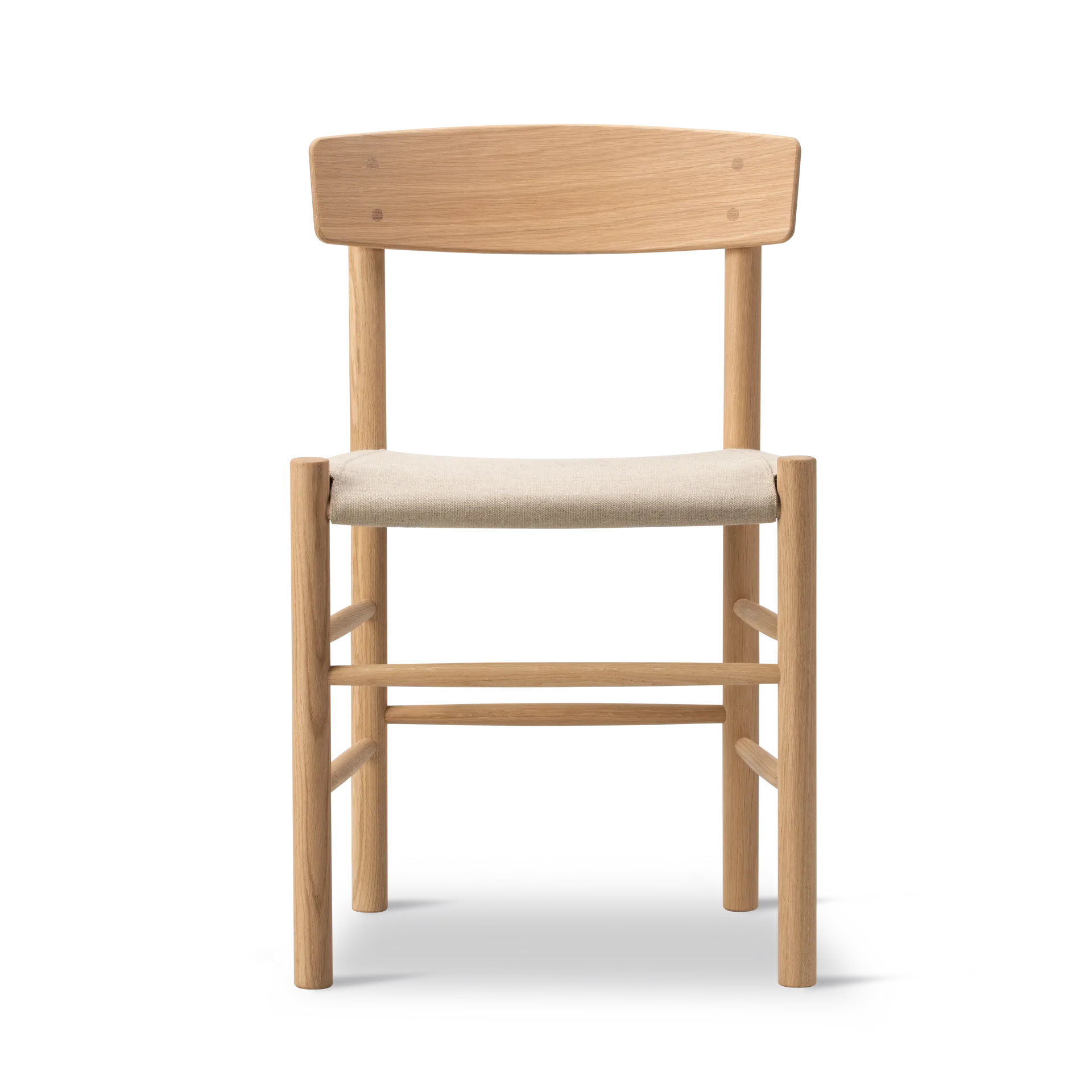 J39 chair, Light oiled oak-canvas natural Fredericia Furniture