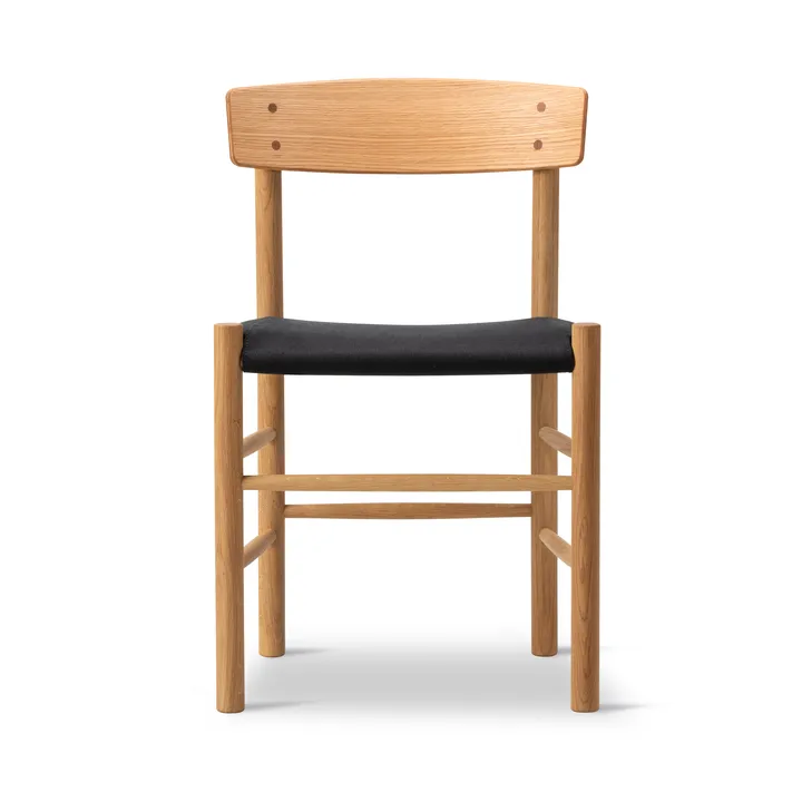 J39 chair - Oiled oak-black canvas - Fredericia Furniture