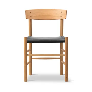 J39 chair - Oiled oak-leather Omni 301 Black - Fredericia Furniture