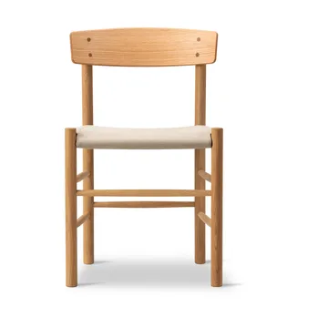 J39 chair - Oiled oak-natural canvas - Fredericia Furniture