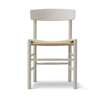 J39 chair - Pebble grey-woven natural - Fredericia Furniture