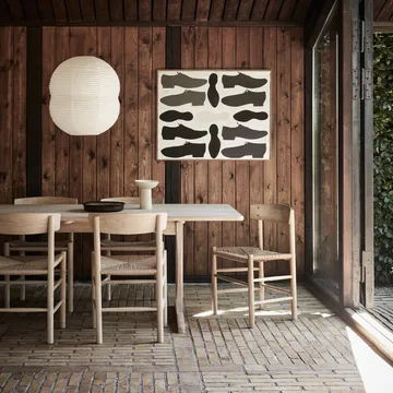 J39 chair - Soaped oak-braided natural - Fredericia Furniture