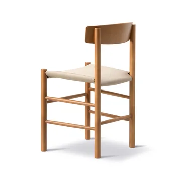 J39 chair - Vintage lacquered beech-canvas natural - Fredericia Furniture