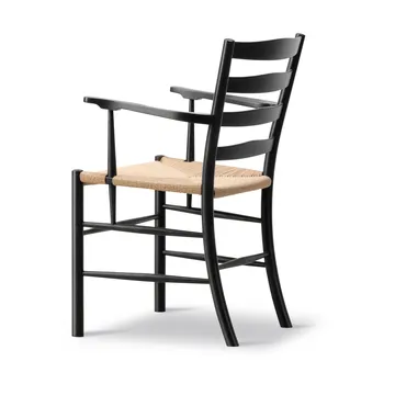 Klint armchair - Natural-woven black-lacquered oak - Fredericia Furniture