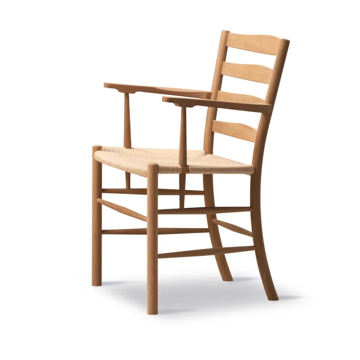 Klint armchair - Natural-woven oiled oak - Fredericia Furniture