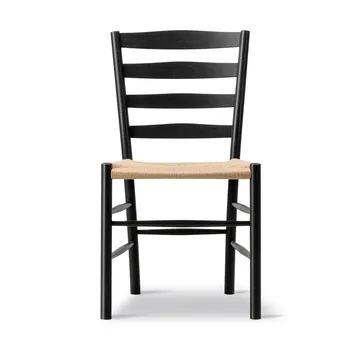 Klint chair - Natural-woven black-lacquered oak - Fredericia Furniture