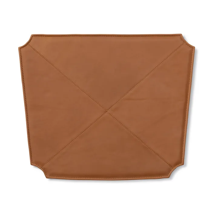 Leather seat cushion for the J39 chair - Leather Cera 905 Russet Brown - Fredericia Furniture