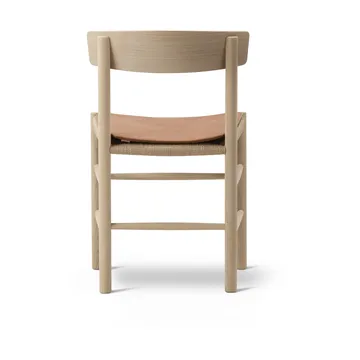 Leather seat cushion for the J39 chair - Leather Cera 905 Russet Brown - Fredericia Furniture