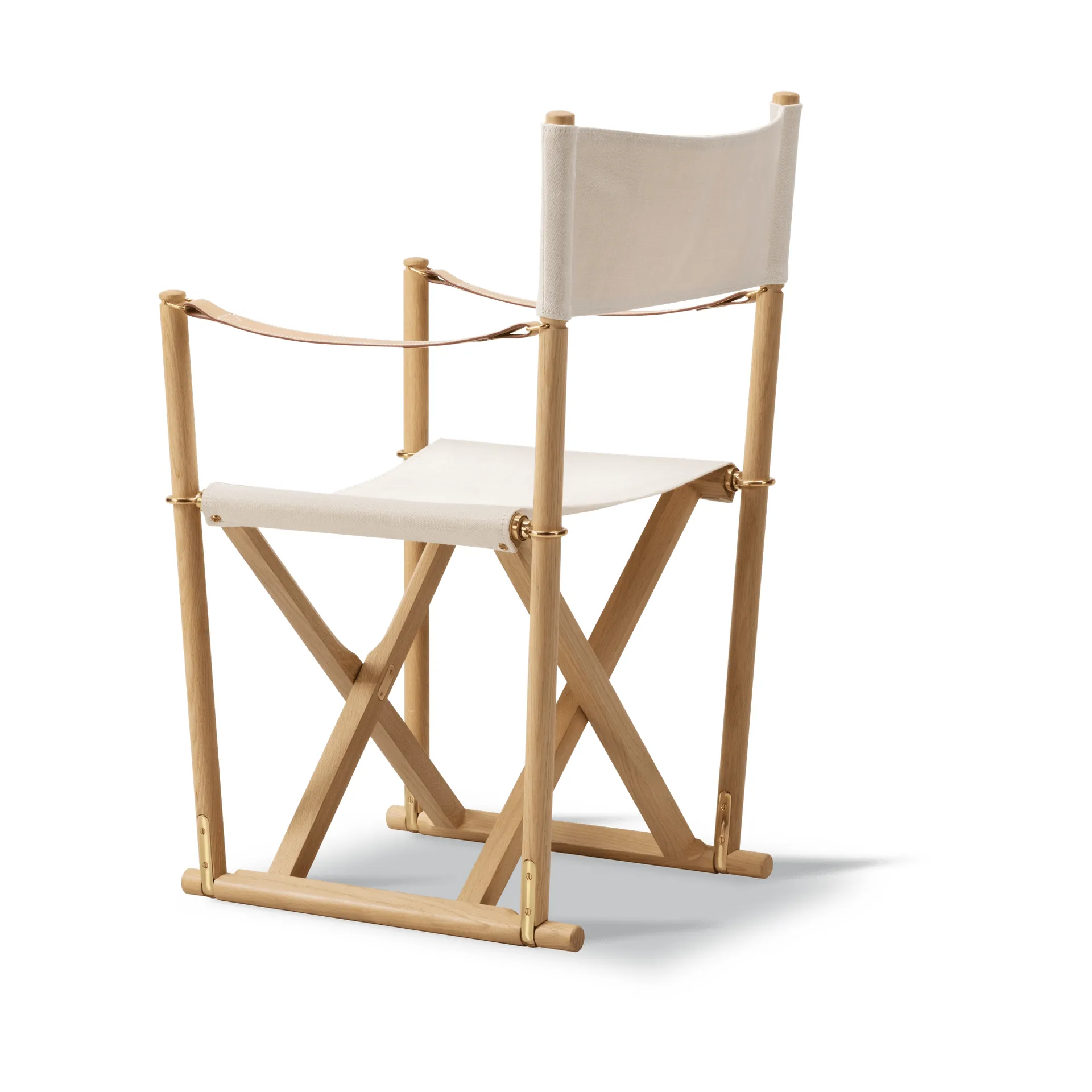 MK16 Folding Chair chair, Off white-lightly oiled oak Fredericia Furniture
