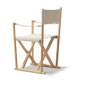 MK16 Folding Chair chair - Off white-oiled beech - Fredericia Furniture
