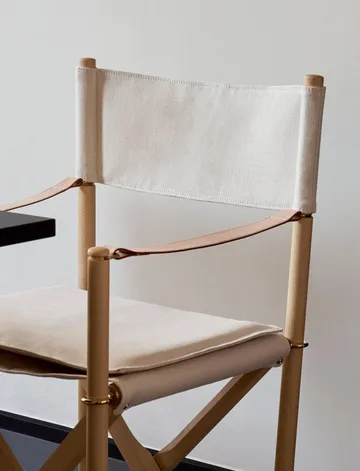 MK16 Folding Chair chair - Off white-oiled beech - Fredericia Furniture