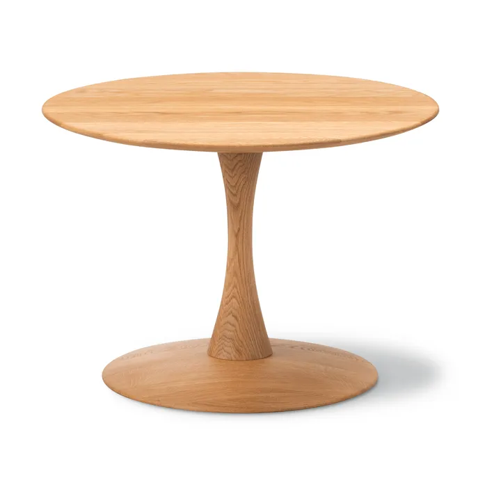 ND112 Trisse coffee table - Oiled oak, Ø75x48 cm - Fredericia Furniture