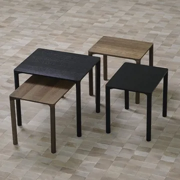 Piloti 6700 side table - Smoked oak-height 35 cm - Fredericia Furniture