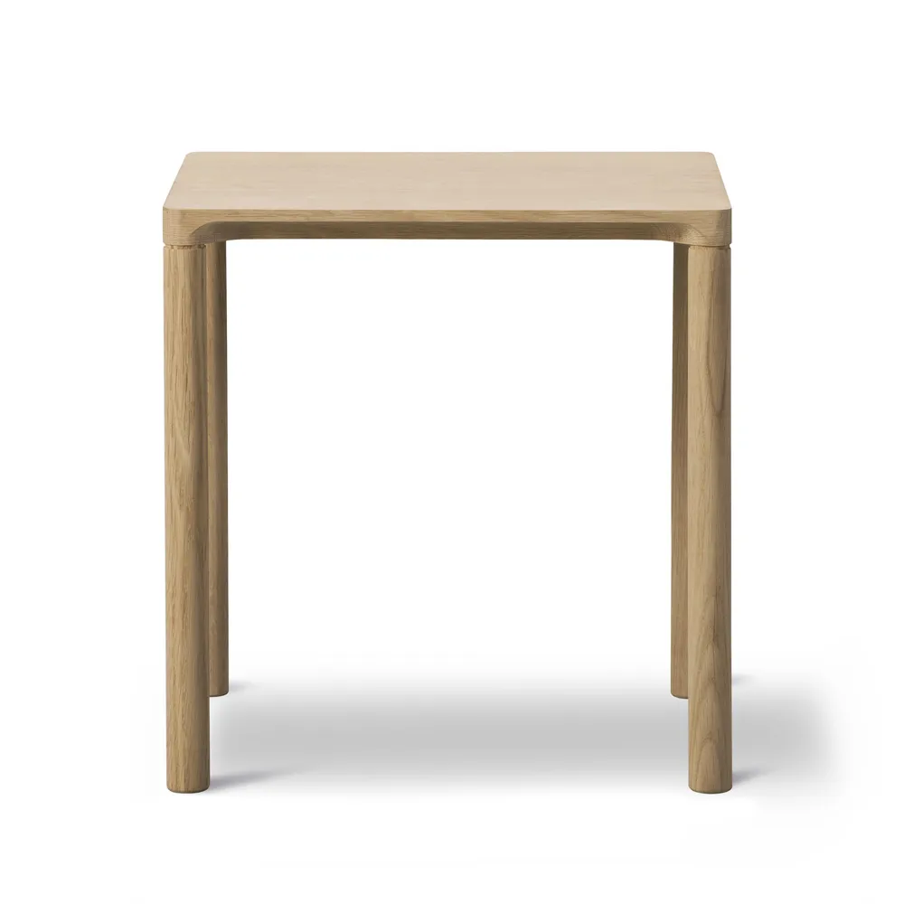 Piloti 6705 side table, Light oiled oak-height 35 cm Fredericia Furniture