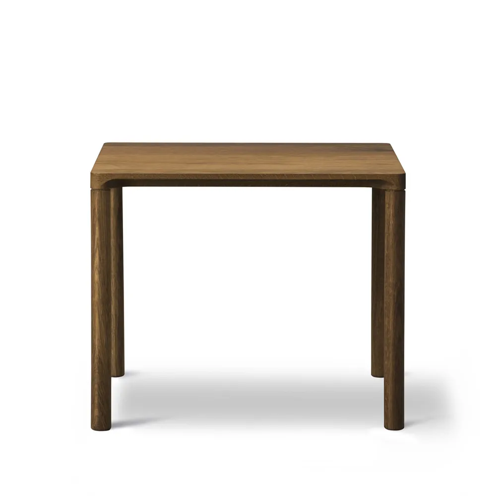 Piloti 6705 side table, Smoked oak-height 41 cm Fredericia Furniture