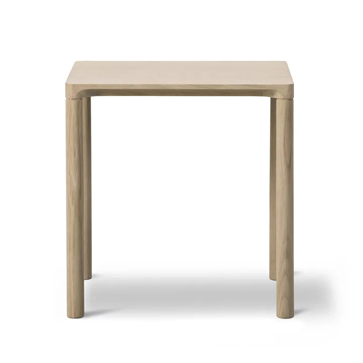 Piloti 6705 side table - Soap-treated oak-height 35 cm - Fredericia Furniture