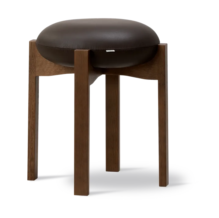 Pioneer low stool - Primo 86-1-smoked stained lacquered oak - Fredericia Furniture