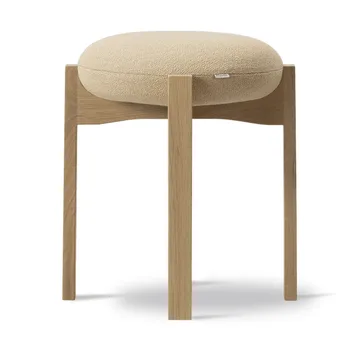 Pioneer low stool - Vidar 323-lacquered oak - Fredericia Furniture