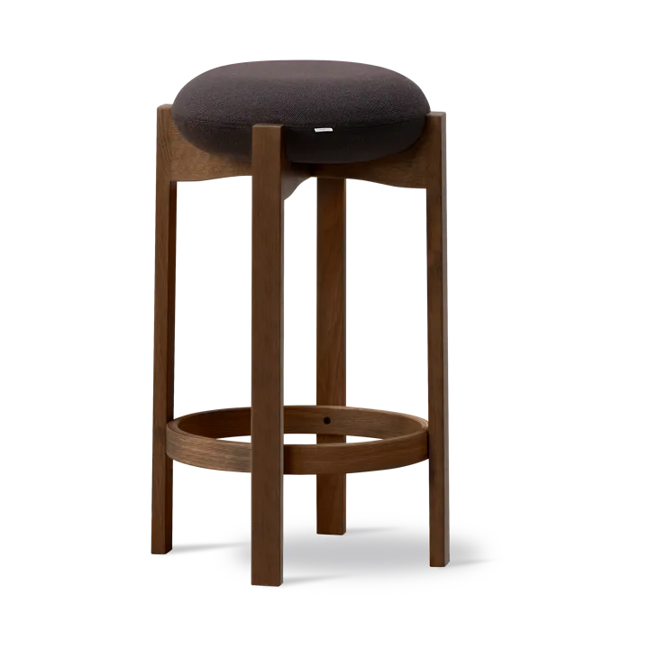 Pioneer stool high - Vidar 386-smoked stained lacquered oak - Fredericia Furniture