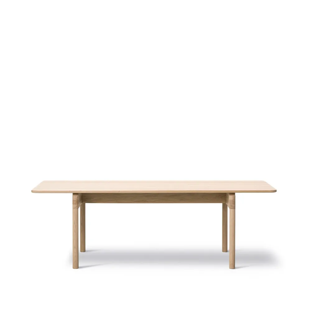 Post 6438 dining table, Light oiled oak, 100x225 cm Fredericia Furniture