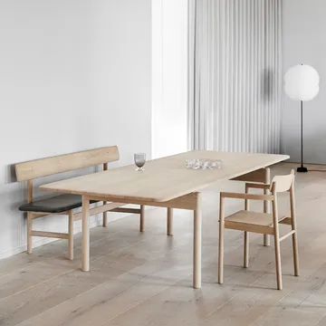 Post 6442 dining table - Light oiled oak, 100x320 cm - Fredericia Furniture