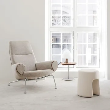Sequoia ottoman - Hallingdal 110 grey - Fredericia Furniture