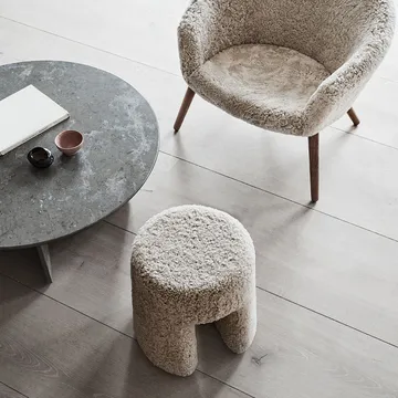 Sequoia ottoman - Hallingdal 110 grey - Fredericia Furniture