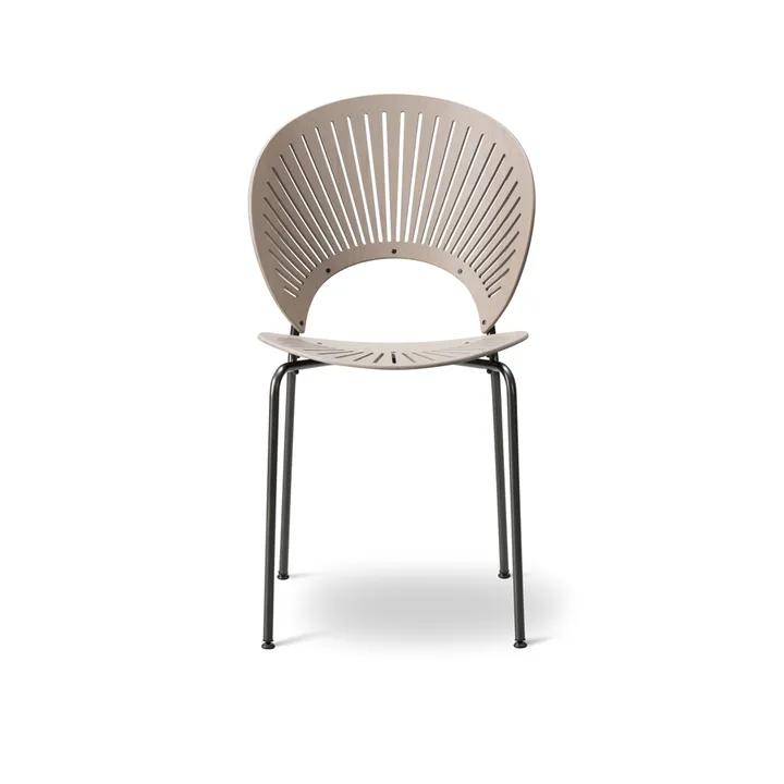 Trinidad 3398 chair - Stained light grey oak-Flint - Fredericia Furniture