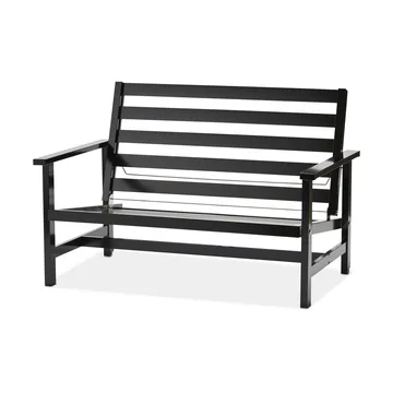 08 sofa - Black, 2 seater - Fri Form