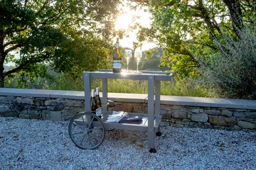 14 serving cart - Grey - Fri Form