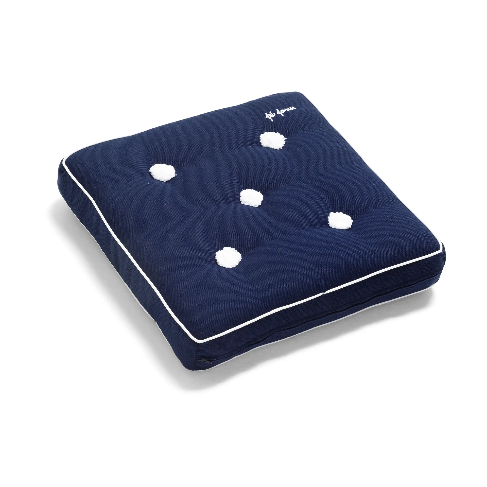 42 cushion, Navy blue, 42x42 cm Fri Form