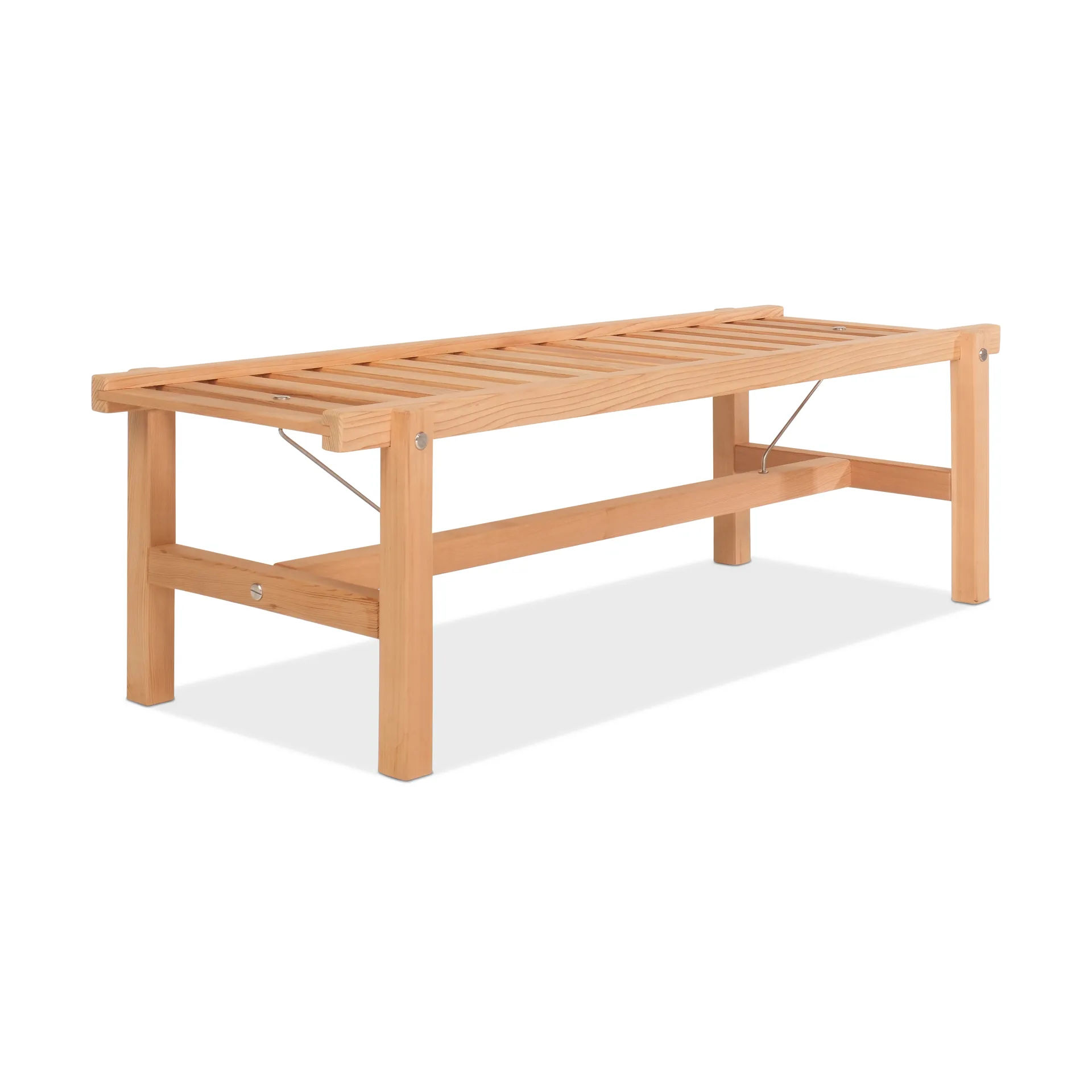 45 bench, Redwood, 135 cm Fri Form