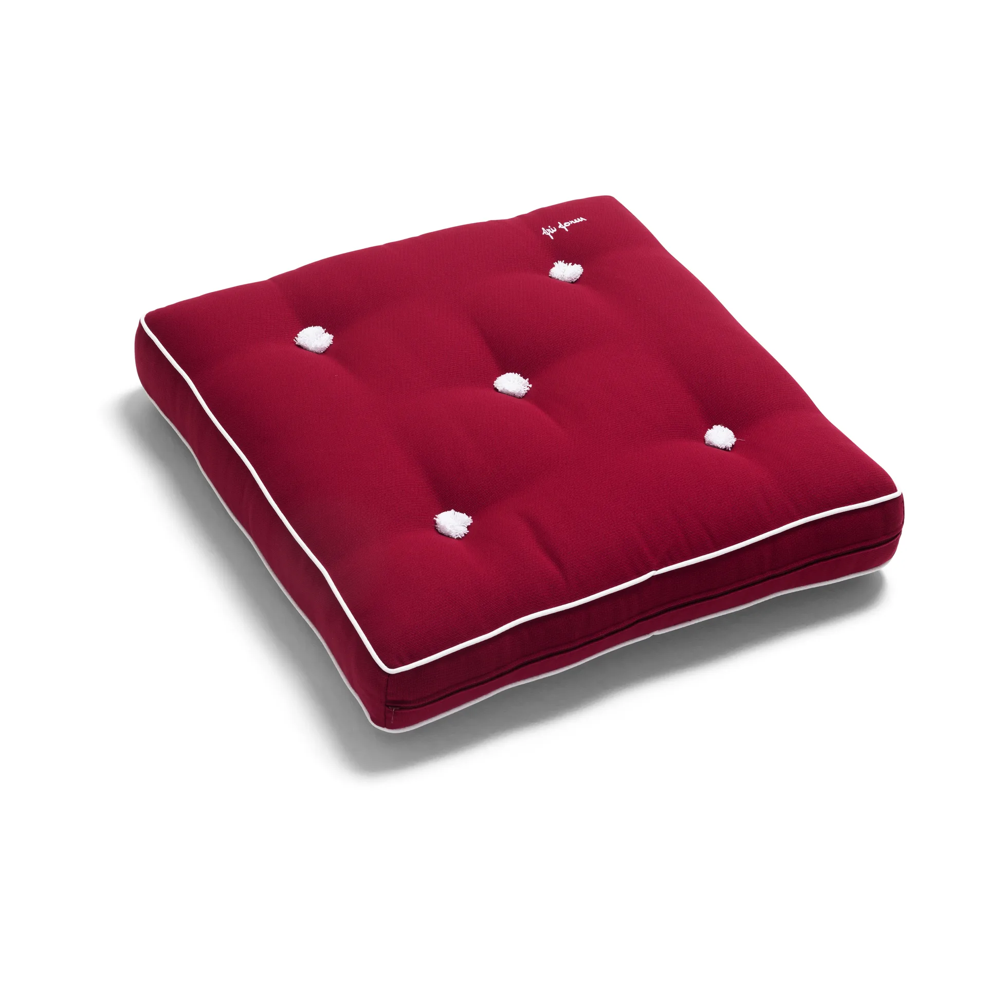 55 cushion, Red, 55x55 cm Fri Form
