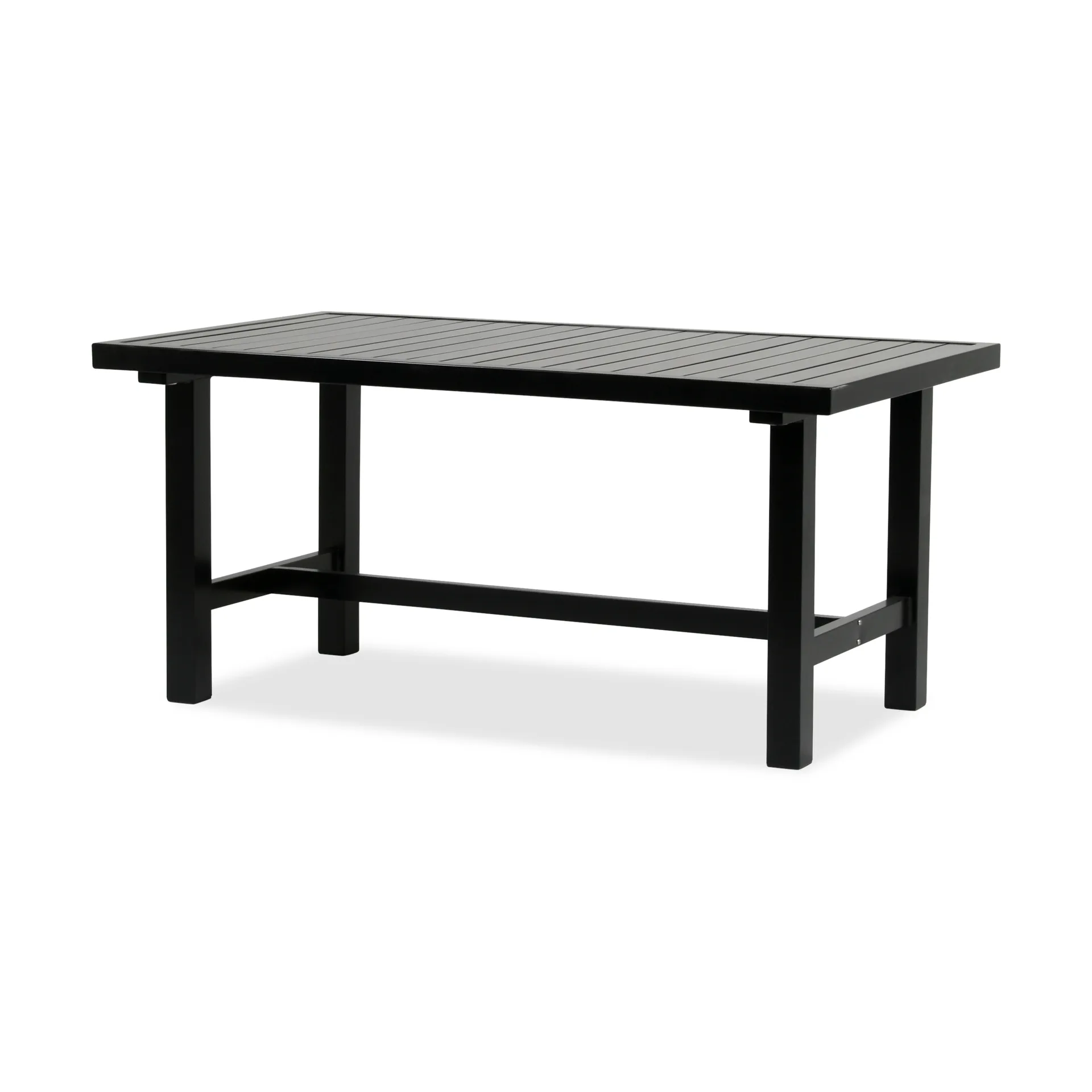 62 table, Black, 142x80x65.5 cm Fri Form