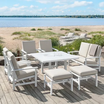 65 table - White, 124x122x72 cm - Fri Form