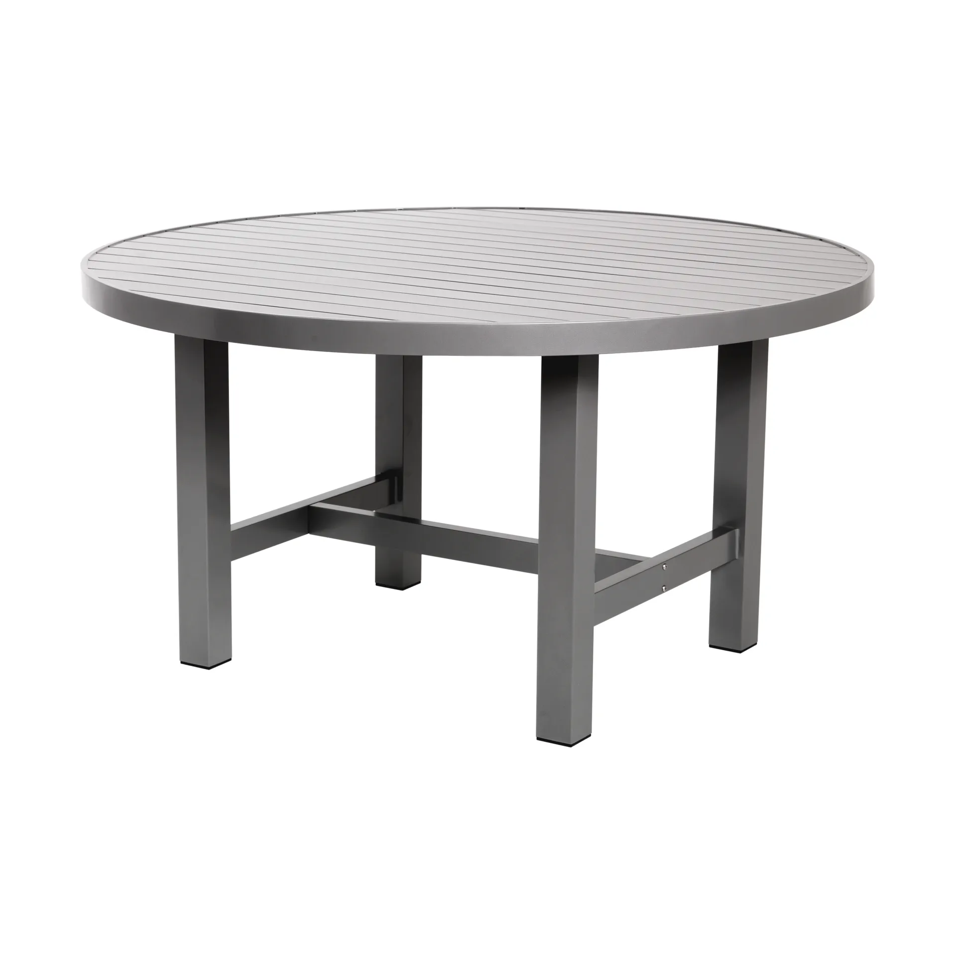 66 table, Grey, Ø120x60 cm Fri Form
