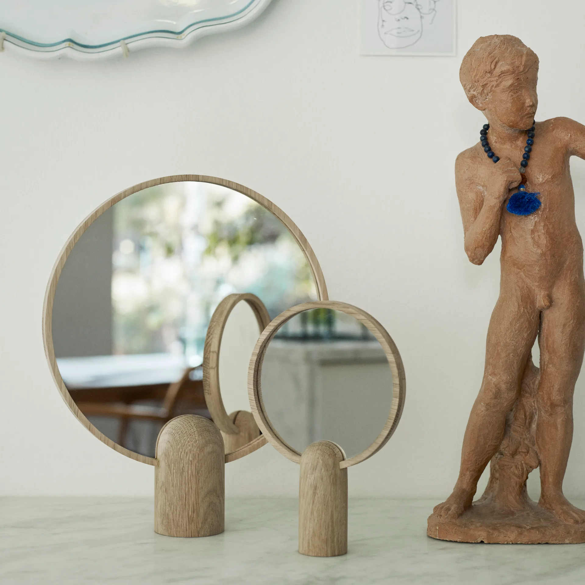 Aino mirror, large Fritz Hansen