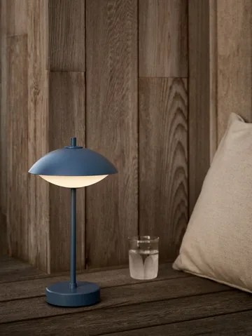 Clam portable table lamp 31 cm - Dusk blue - Fritz Hansen