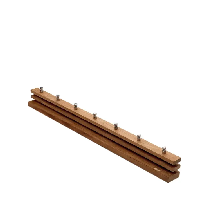 Cutter coat rack - Teak, 7 knobs - Fritz Hansen