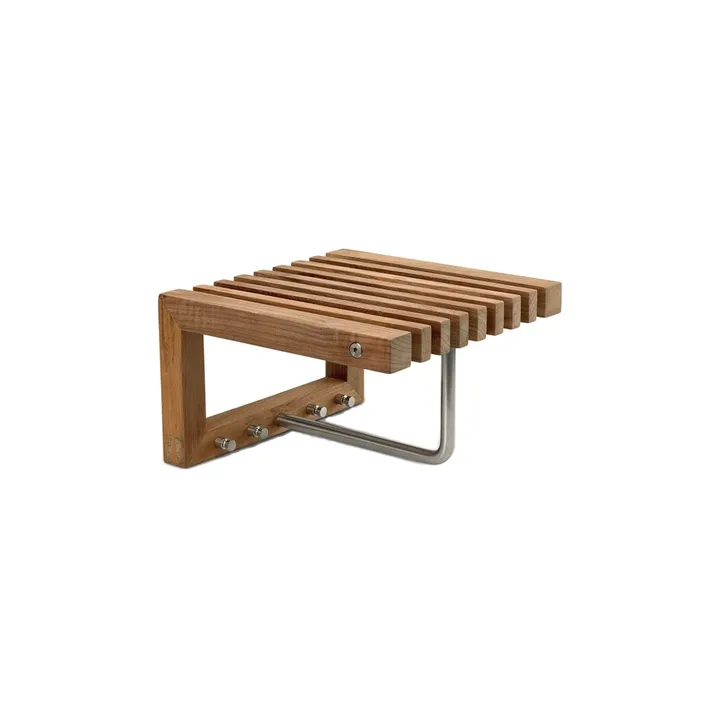 Cutter Mini Wardrobe coat rack with shelf - Teak - Fritz Hansen