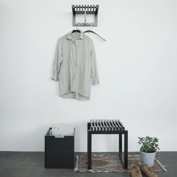 Cutter stool - black-painted oak - Fritz Hansen