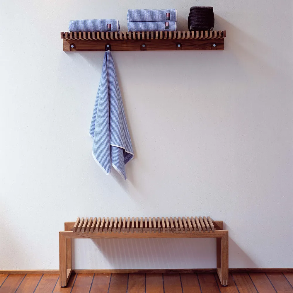 Cutter Wardrobe coat rack with shelf, Teak Fritz Hansen