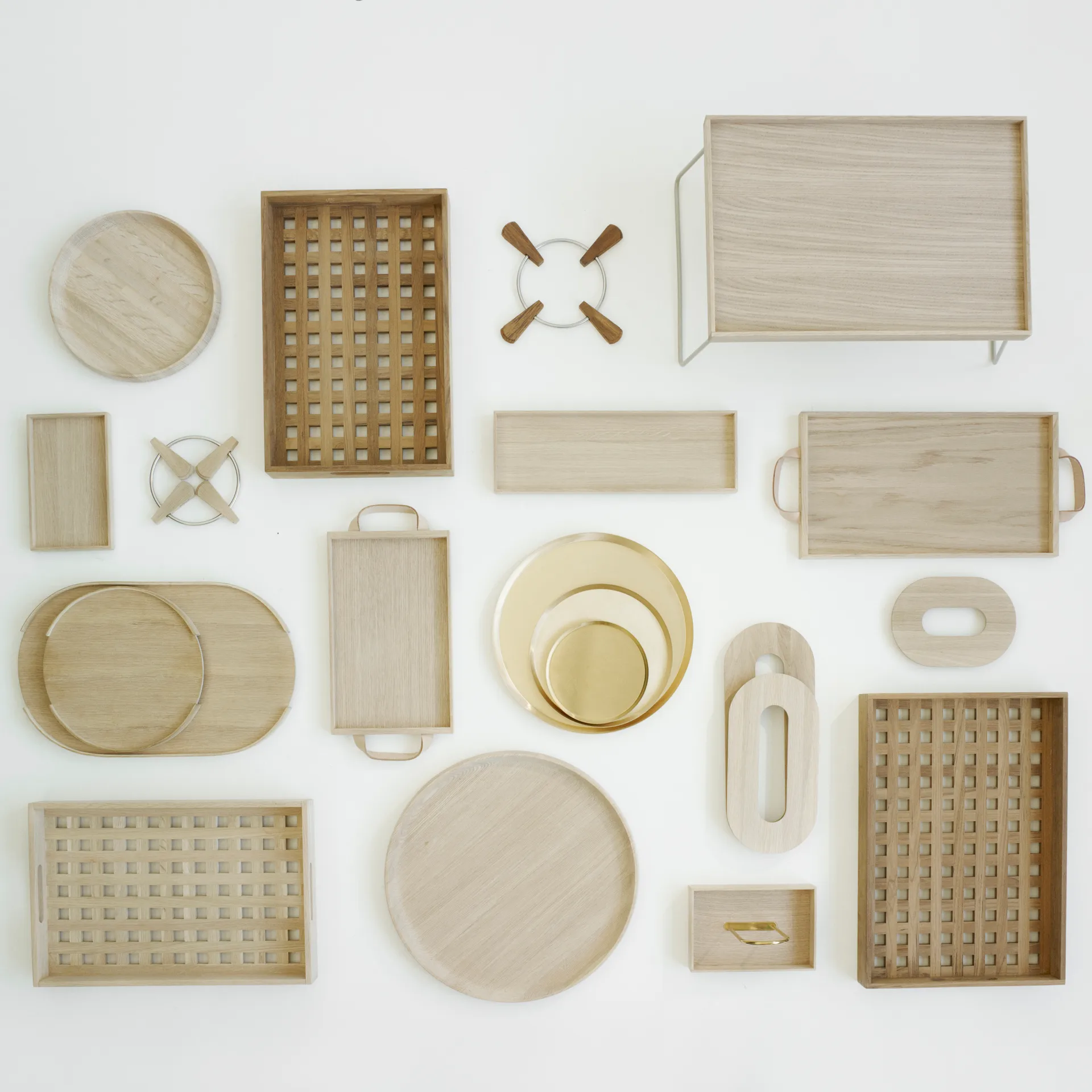 Fionia tray 36x52 cm, Teak Fritz Hansen